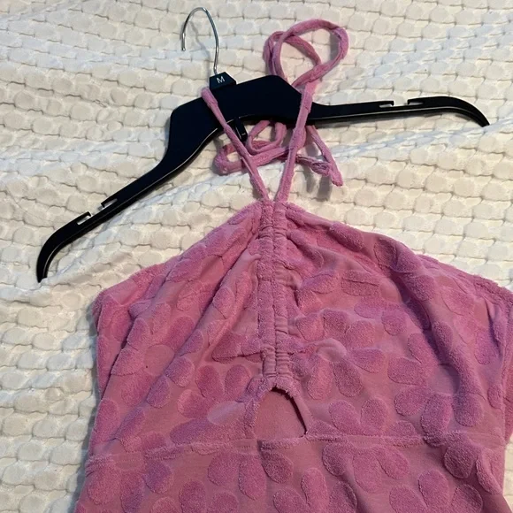 Pink Halter Neck Dress - Picture 2 of 2